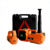 Electric Jack Kit,Orange 5 Ton 12V Portable Electric Jack Kit | All-in-One Tire Inflator & 90° Rotatable Work Light