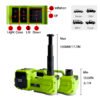 12V 5T Electric Car Jack with Air Inflator & 90° Adjustable LED Light | All-in-One Hydraulic Jack for Tire Change