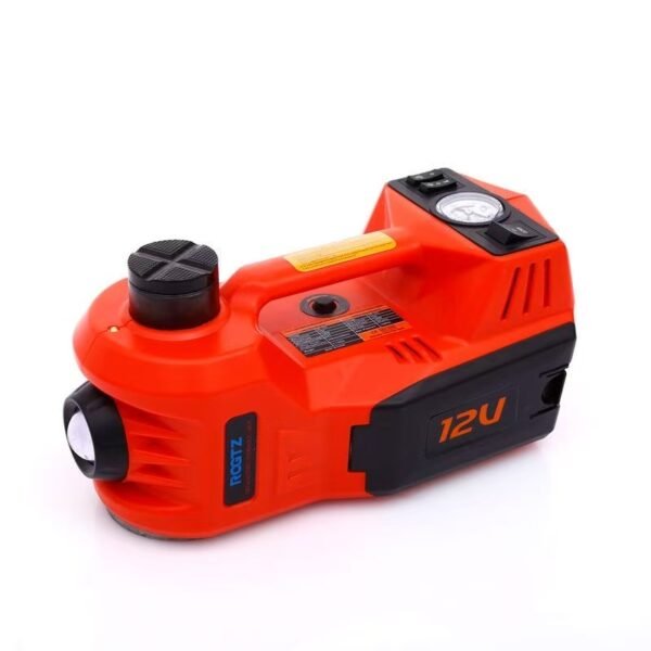 Electric Car Jack, 5 Ton/11023 LBS Hydraulic Jack with Electric Impact Wrench, Portable Car Lift with Built-in Inflatable Pump, and LED Light for SUV MPV Sedan Truck Change Tires Garage Repair